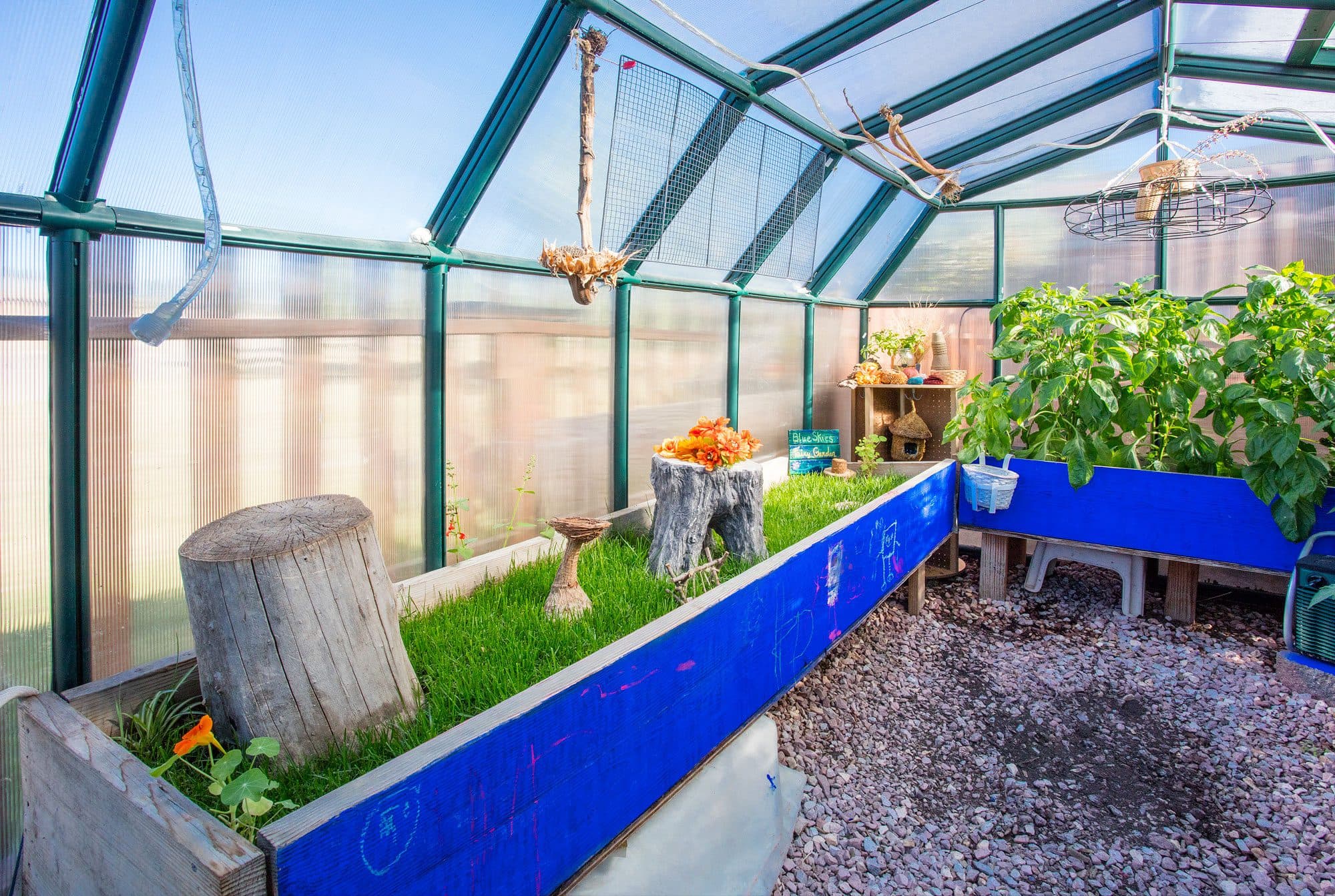 A bright, safe classroom at Blue Skies Exploration Academy