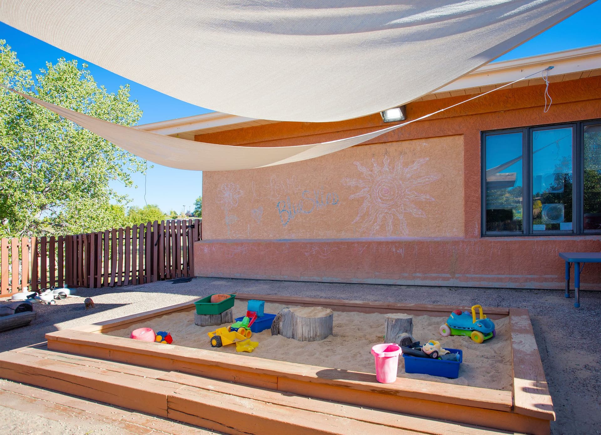 Children learning at Blue Skies Exploration Academy in Colorado Springs